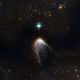 Illustration for article titled New beautiful photo reveals the violent birth of a star